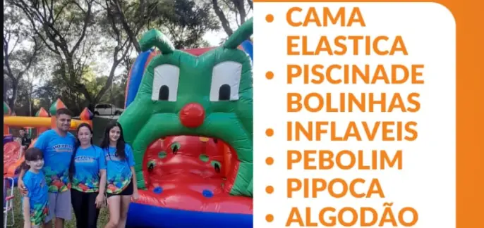 Festa com inflável